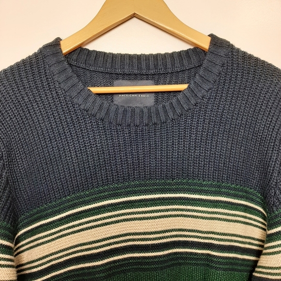 AMERICAN EAGLE OUTFITTERS Wool MEN'S Sweater - Picture 3 of 5